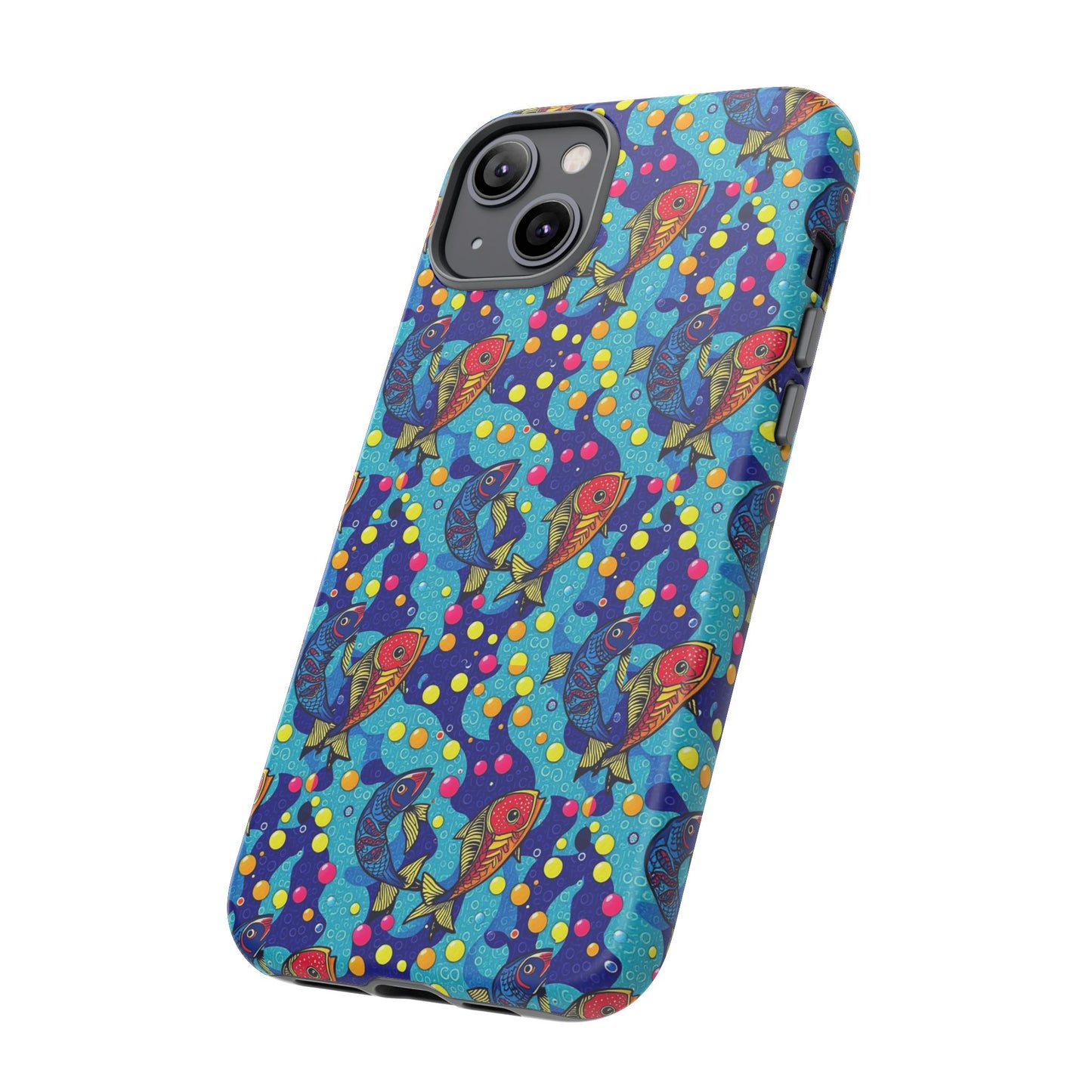 Tough Cases, Pisces, Zodiac v2, Bubble Pattern