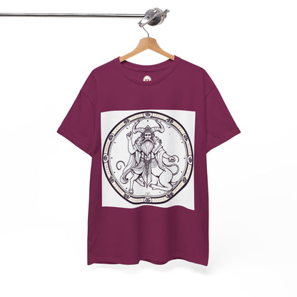 Unisex Heavy Cotton T-Shirt, Bull Centaur, Taurus Zodiac Design