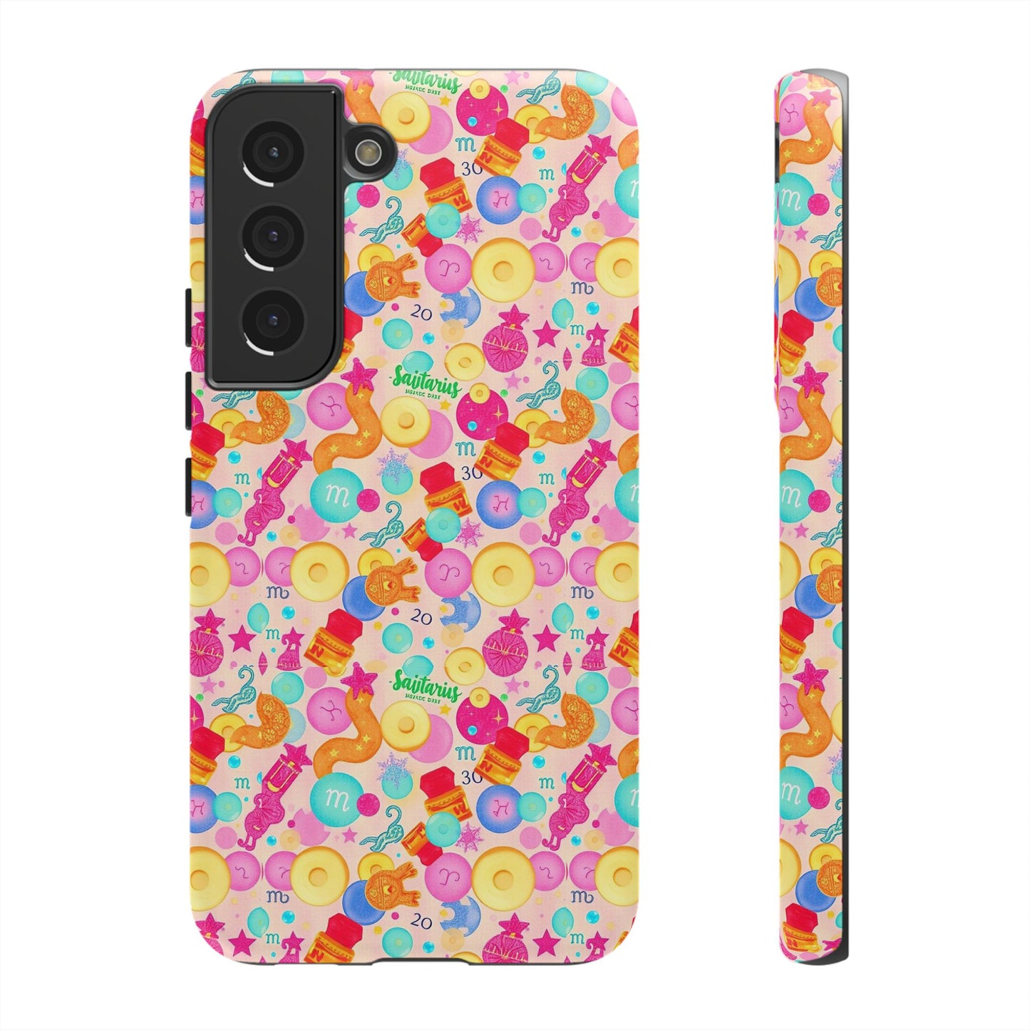 Tough Cases, Sagittarius, Zodiac v2, Bubble Pattern