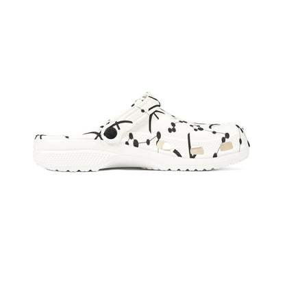 EVA Foam Rubber Shoes (AOP), Material 100% EVA, Pisces Zodiac Design