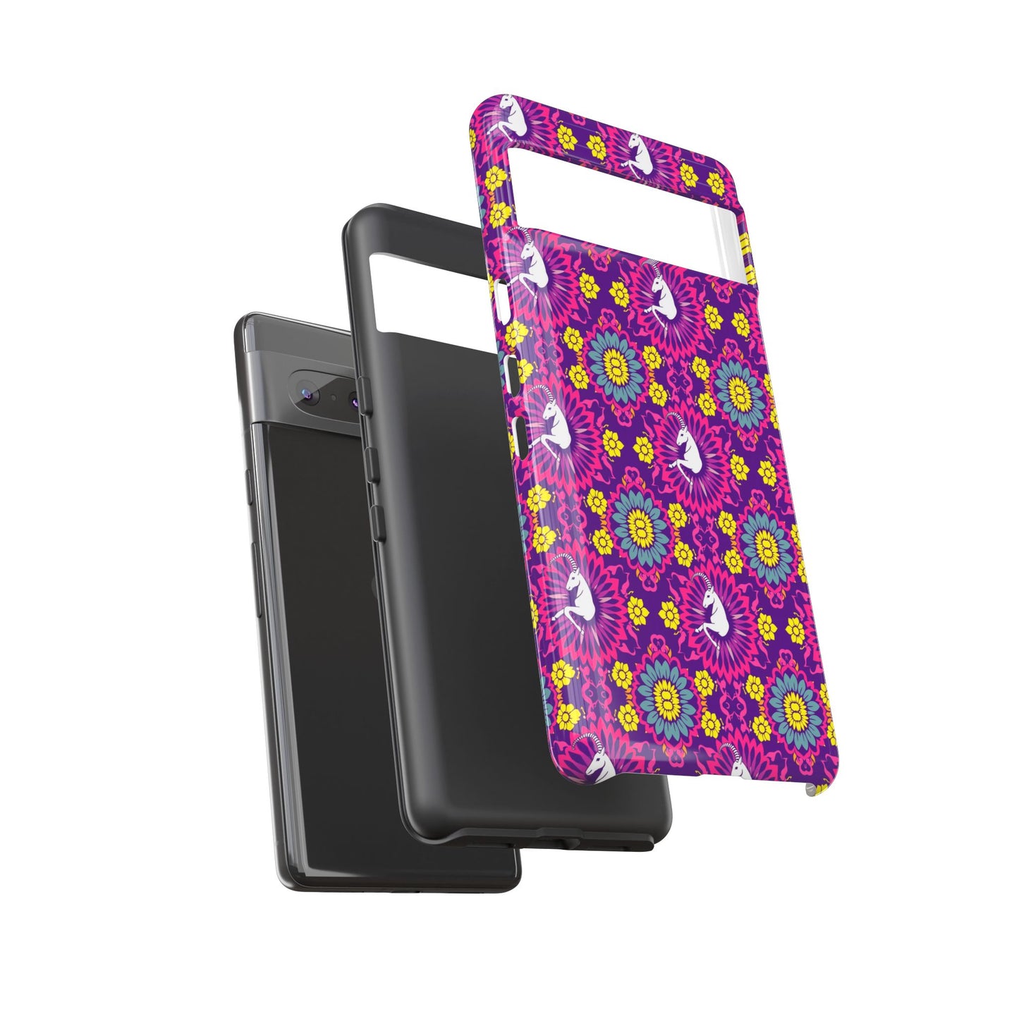 Tough Cases, Capricorn, Zodiac, Flower Pattern