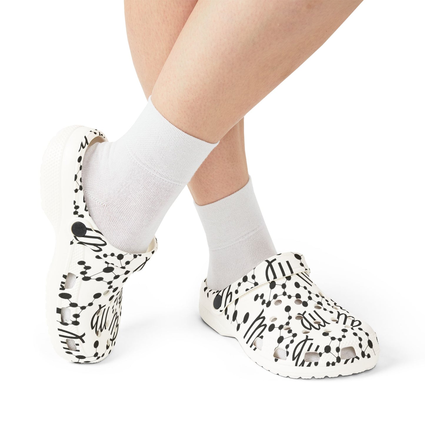 EVA Foam Rubber Shoes (AOP), Material 100% EVA, Virgo Zodiac Design