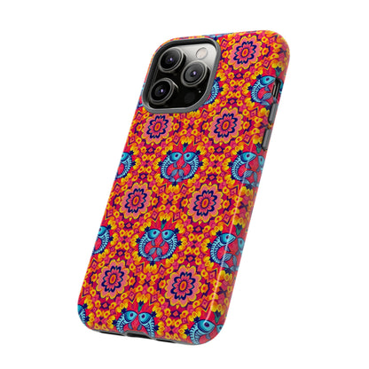 Tough Cases, Pisces, Zodiac v1, Flower Pattern