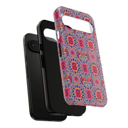 Tough Cases, Pisces, Zodiac v3, Flower Pattern