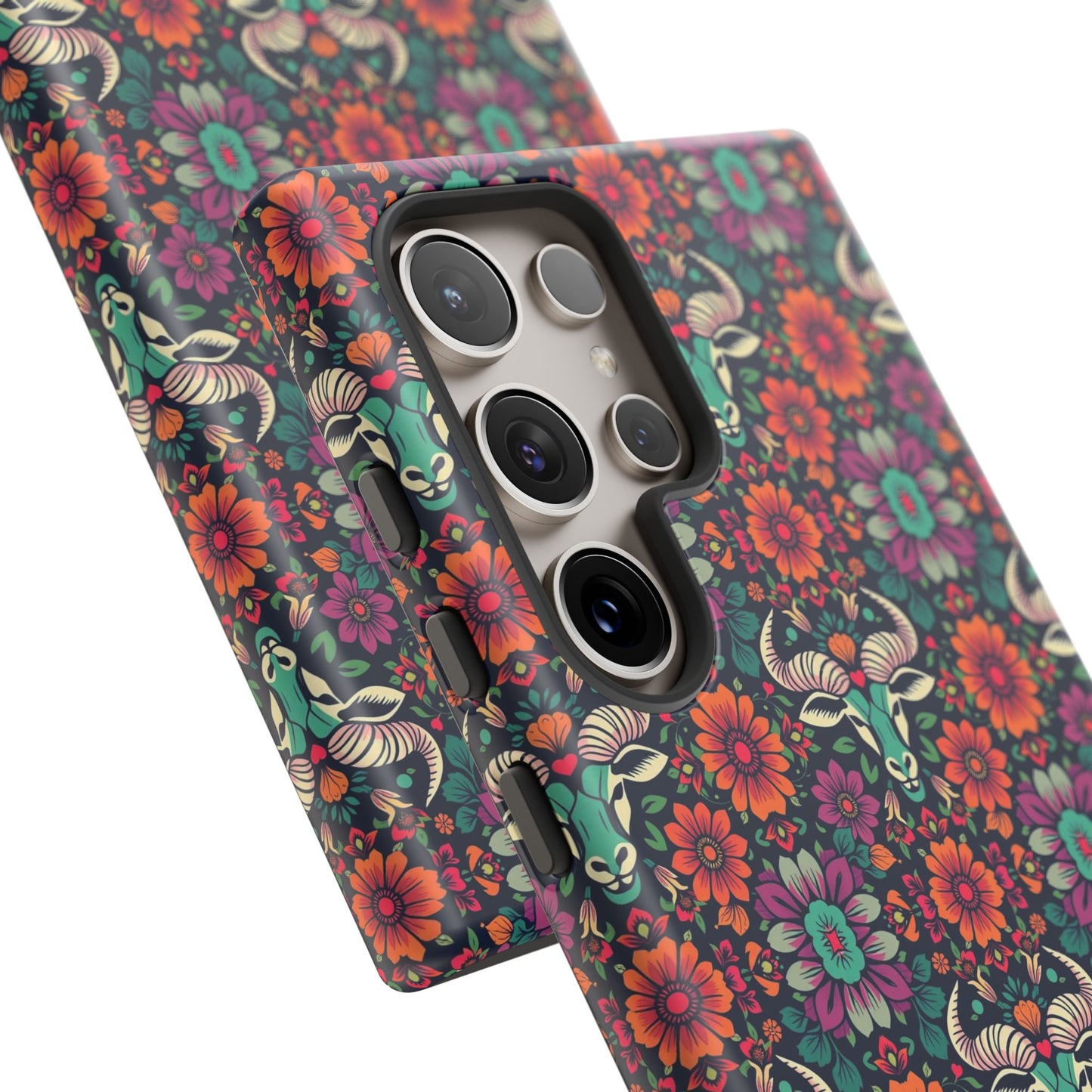 Tough Cases, Taurus, Zodiac v4, Flower Pattern