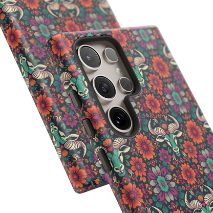 Tough Cases, Taurus, Zodiac v4, Flower Pattern