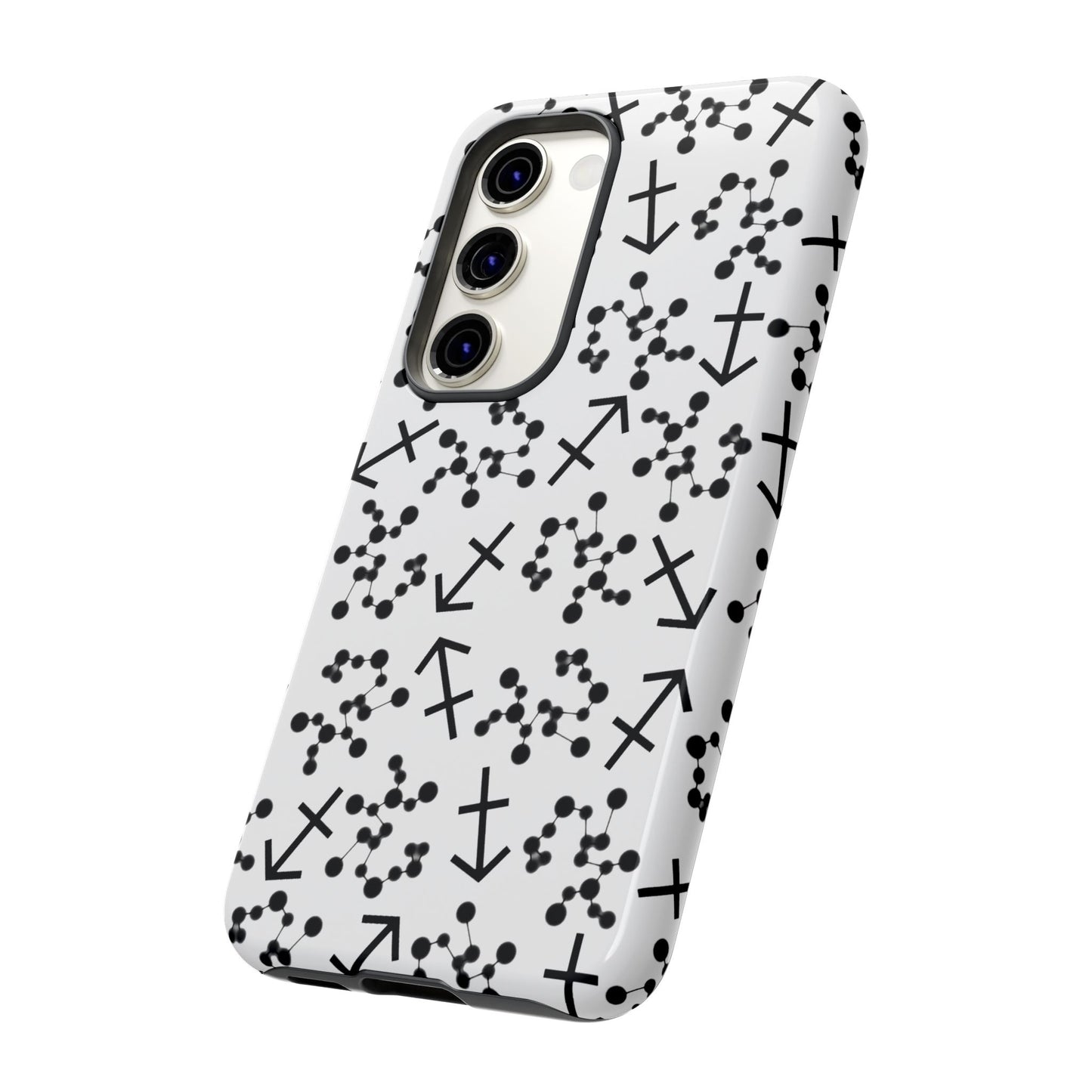 Tough Cases with the Sagittarius Zodiac sign for iPhone, Samsung Galaxy, and Google Pixel devices