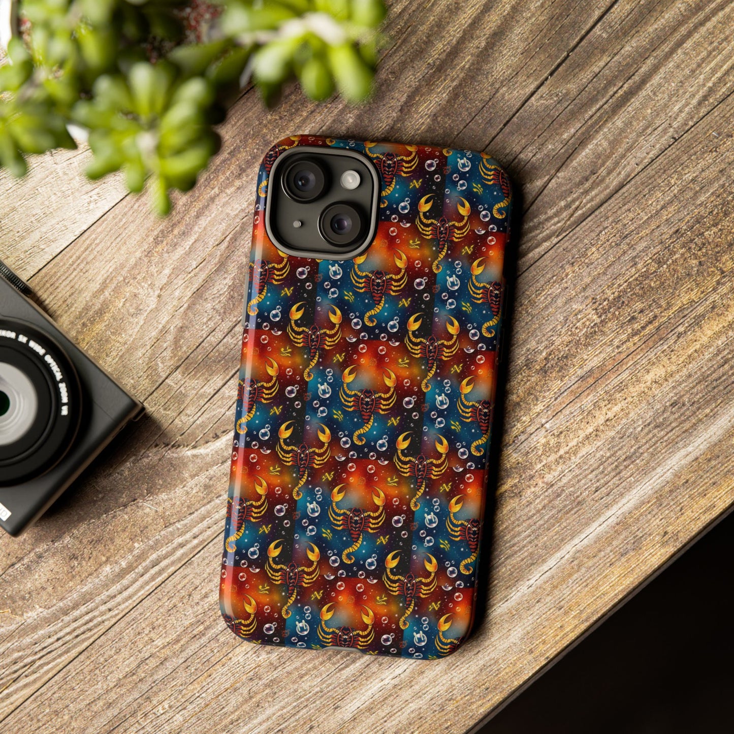 Tough Cases, Scorpio, Zodiac v2, Bubble Pattern