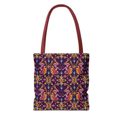 Tote Bag (AOP), Gemini, Zodiac, Jewel Pattern
