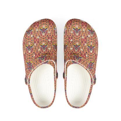 EVA Foam Rubber Shoes, (AOP), Taurus, Zodiac v4, Pattern