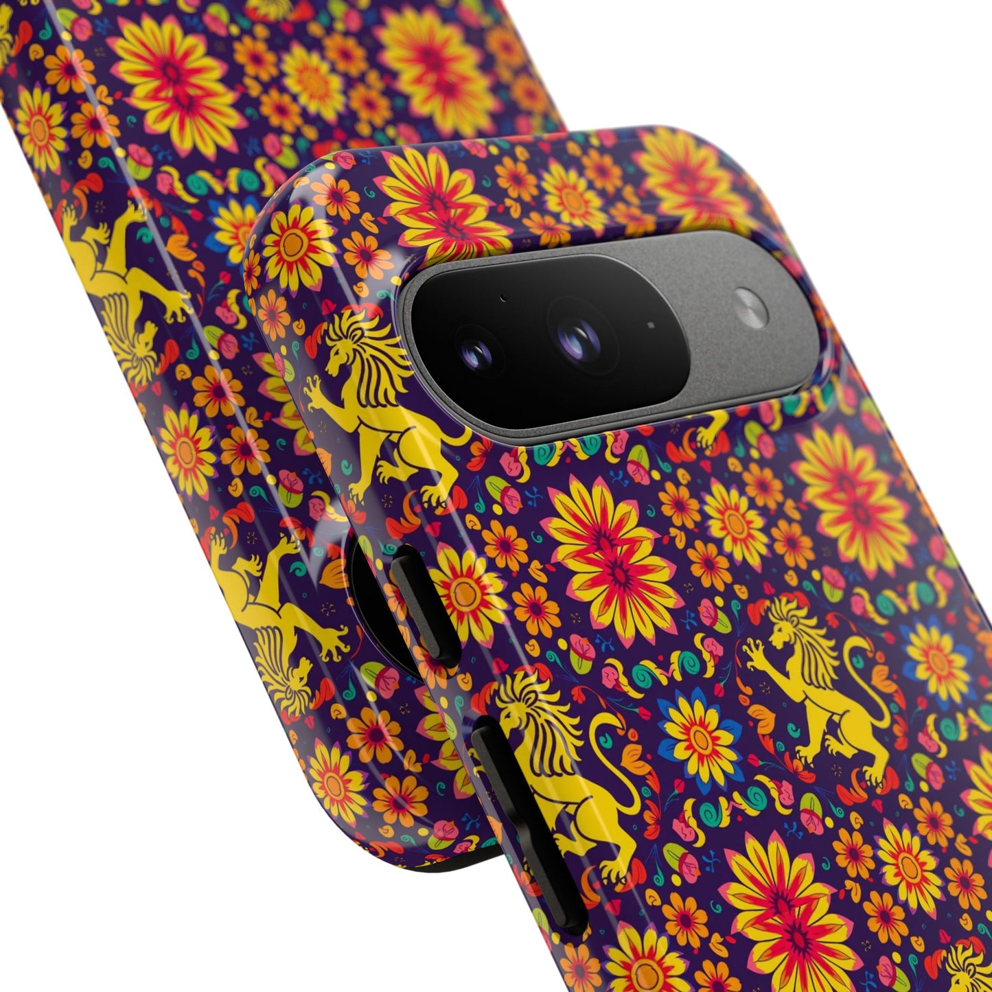 Tough Cases, Leo, Zodiac, Flower Pattern
