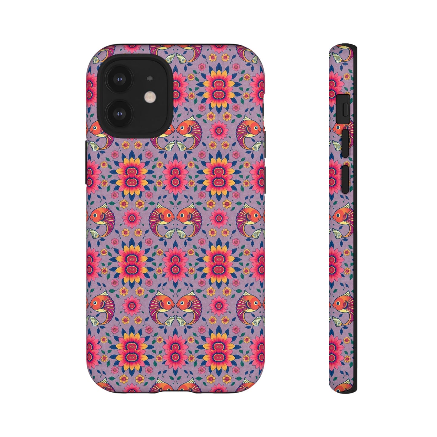 Tough Cases, Pisces, Zodiac v3, Flower Pattern