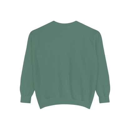Garment-Dyed Sweatshirt, Unisex, Space Animal Design, Cancer