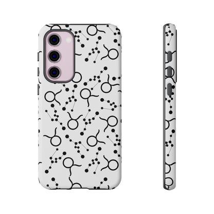 Tough Cases with the Taurus Zodiac sign for iPhone, Samsung Galaxy, and Google Pixel devices