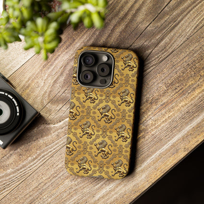 Tough Cases, Leo, Zodiac, Metal Pattern