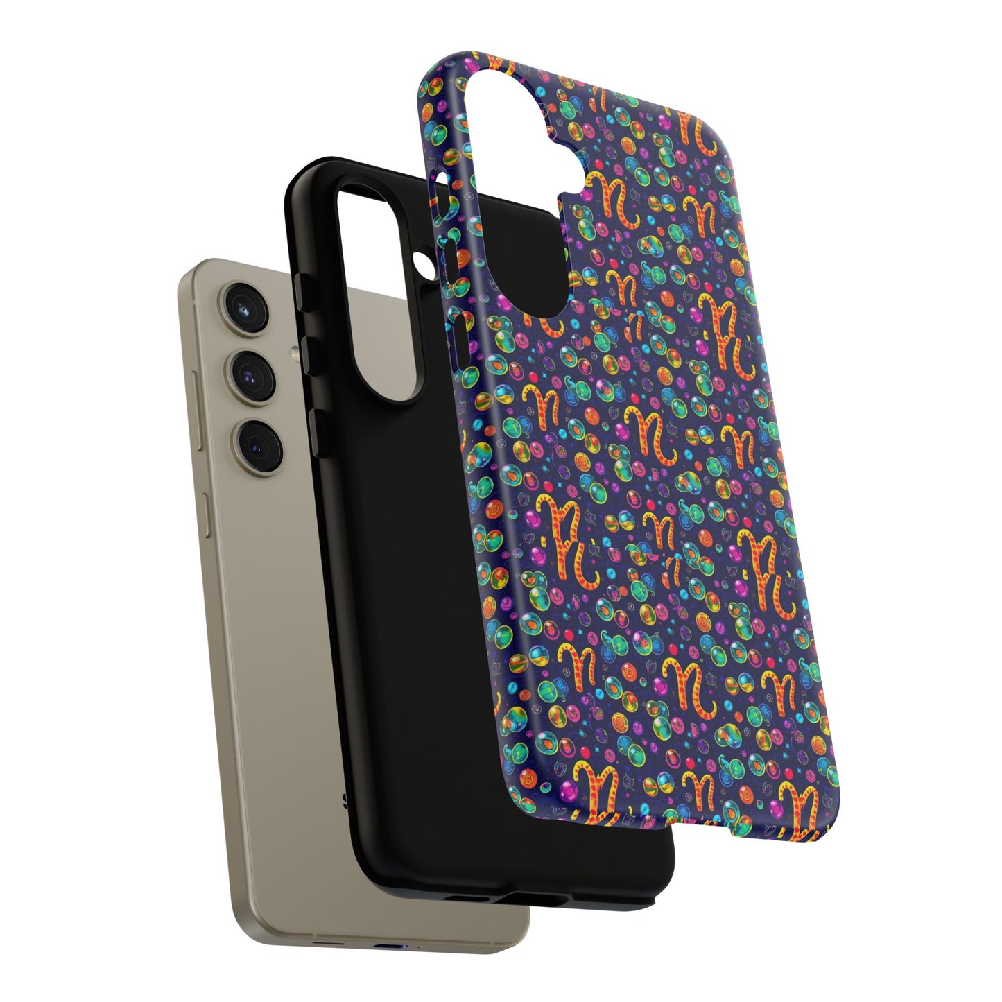 Tough Cases, Aquarius, Zodiac, Bubble Pattern