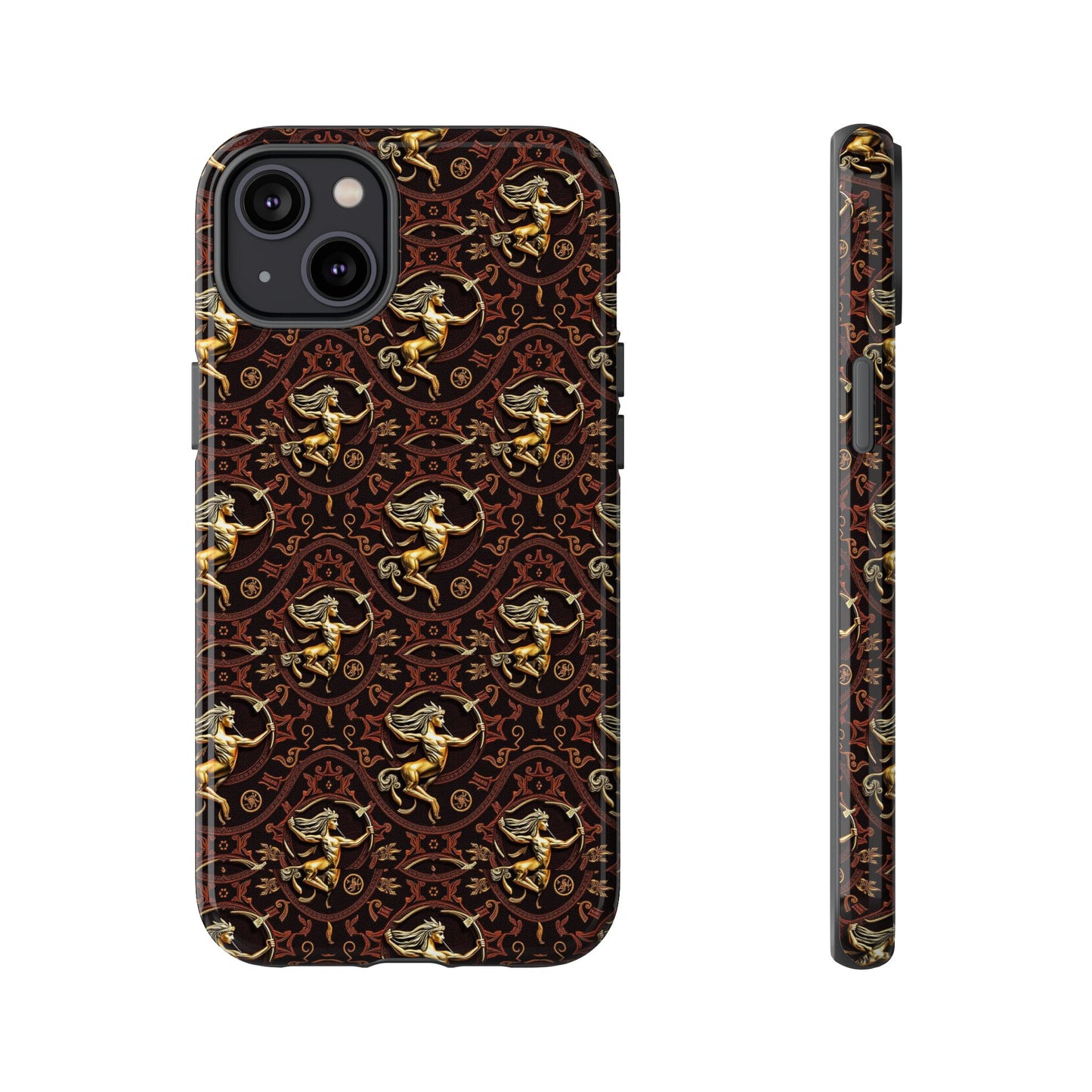 Tough Cases, Sagittarius, Zodiac, Metal Pattern
