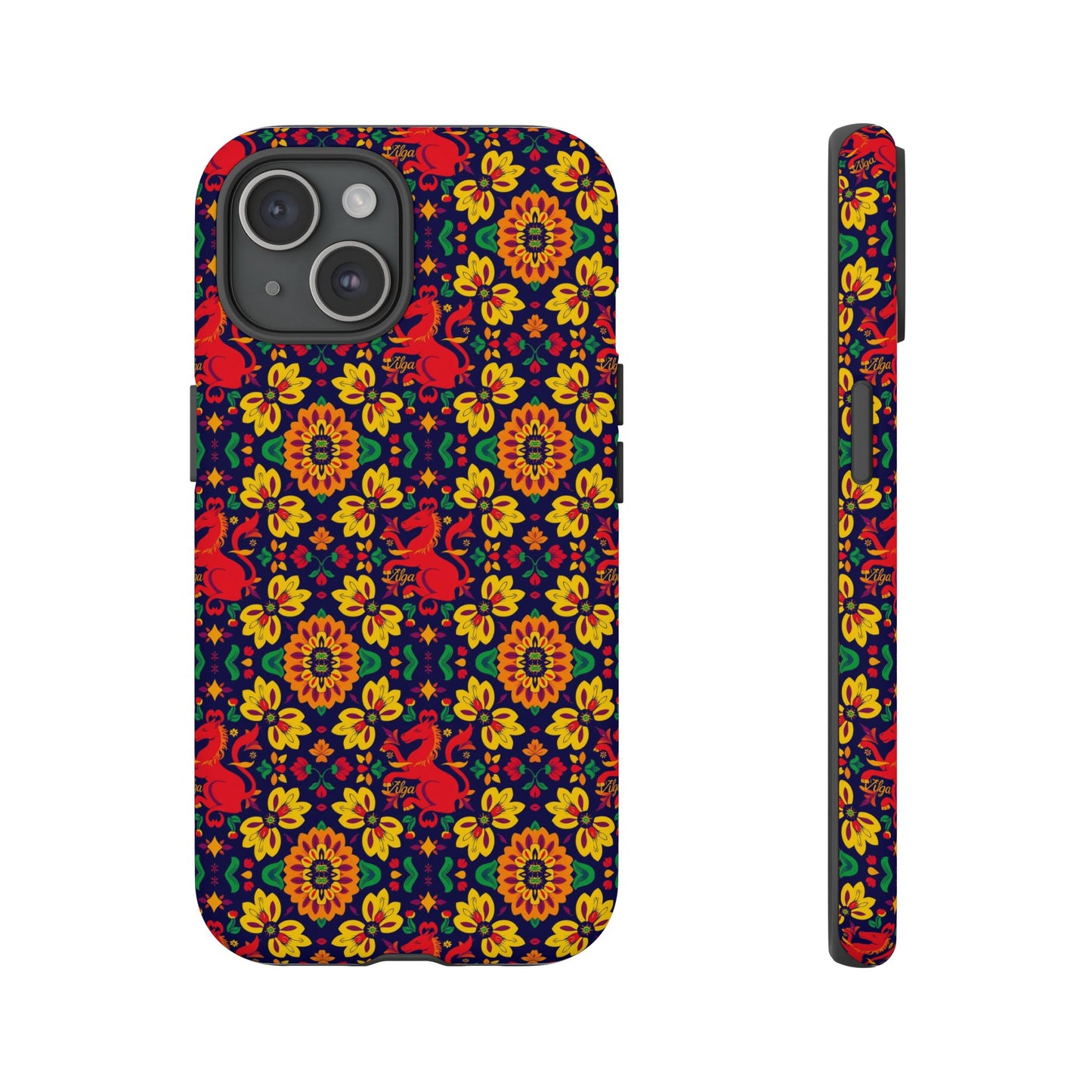Tough Cases, Virgo, Zodiac v2, Flower Pattern