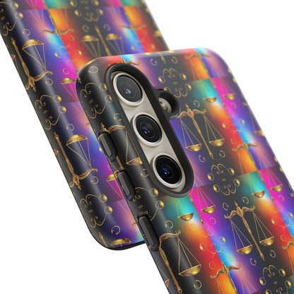 Tough Cases, Libra, Zodiac v1, Metal Pattern