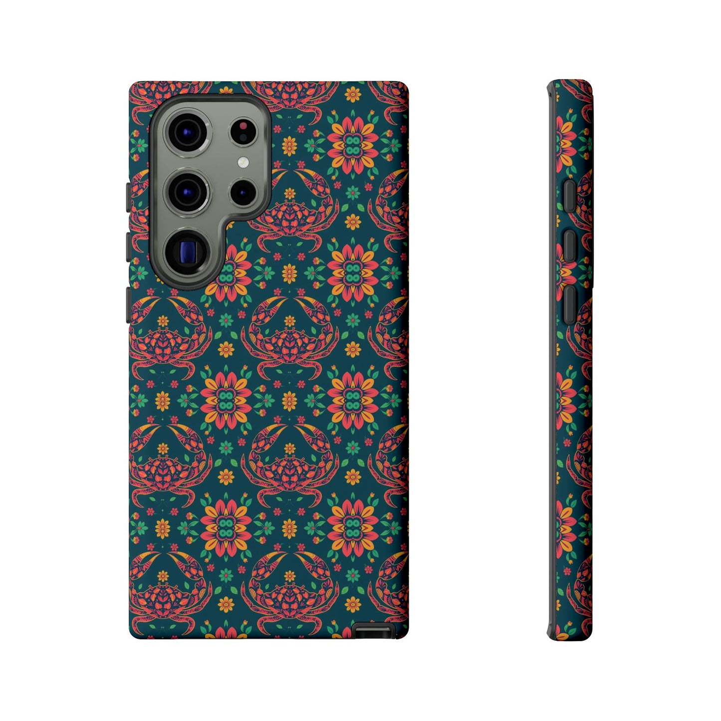 Tough Cases, Cancer, Zodiac v4, Flower Pattern
