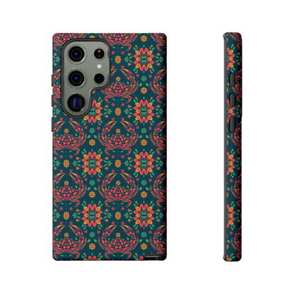 Tough Cases, Cancer, Zodiac v4, Flower Pattern