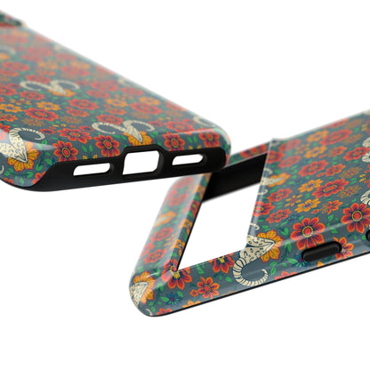 Tough Cases, Aries, Zodiac v3, Flower Pattern