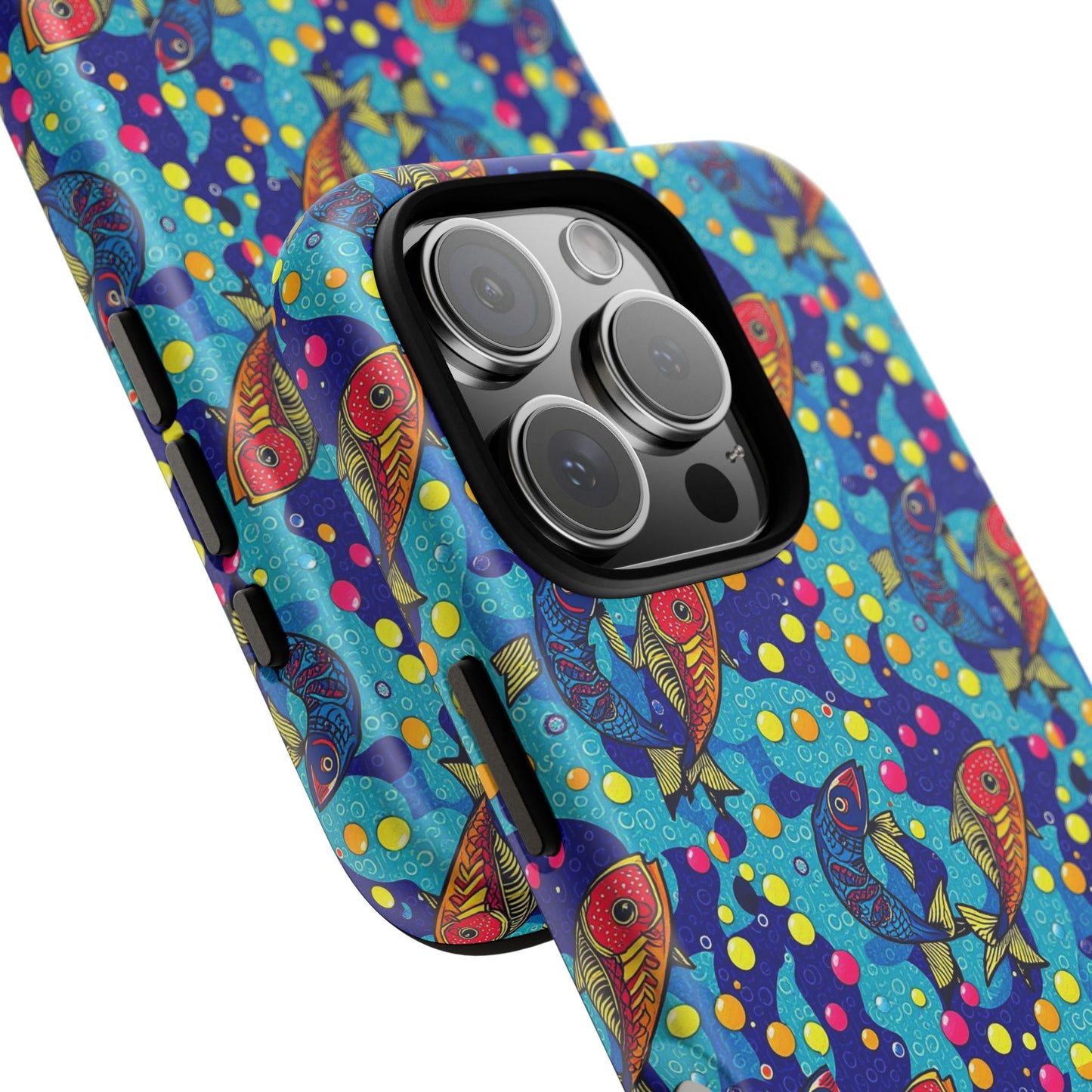Tough Cases, Pisces, Zodiac v2, Bubble Pattern