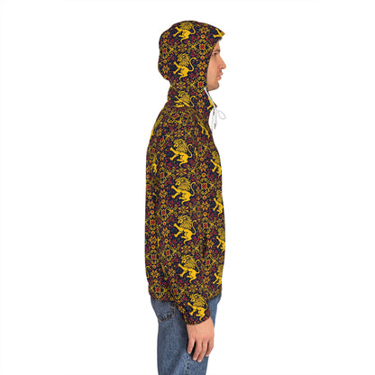 Full-Zip Hoodie (AOP), Leo, Zodiac v4, Pattern