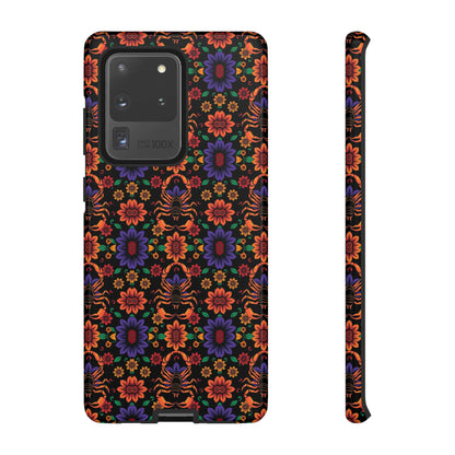Tough Cases, Scorpio, Zodiac, Flower Pattern