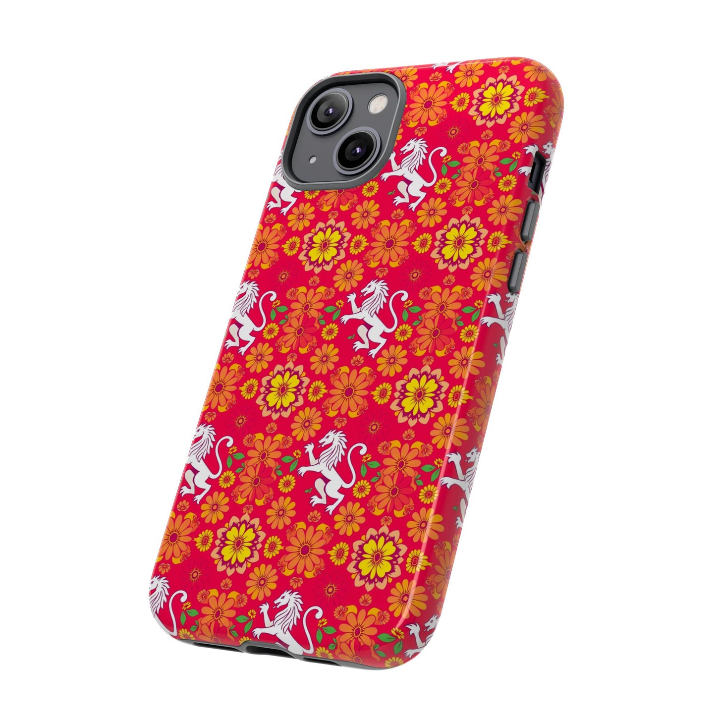 Tough Cases, Leo, Zodiac v4, Flower Pattern