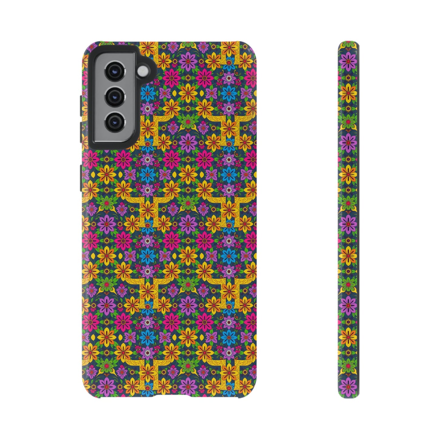 Tough Cases, Gemini, Zodiac v3, Flower Pattern