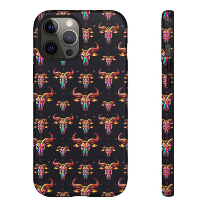 Tough Cases, Taurus, Zodiac, Metal Pattern