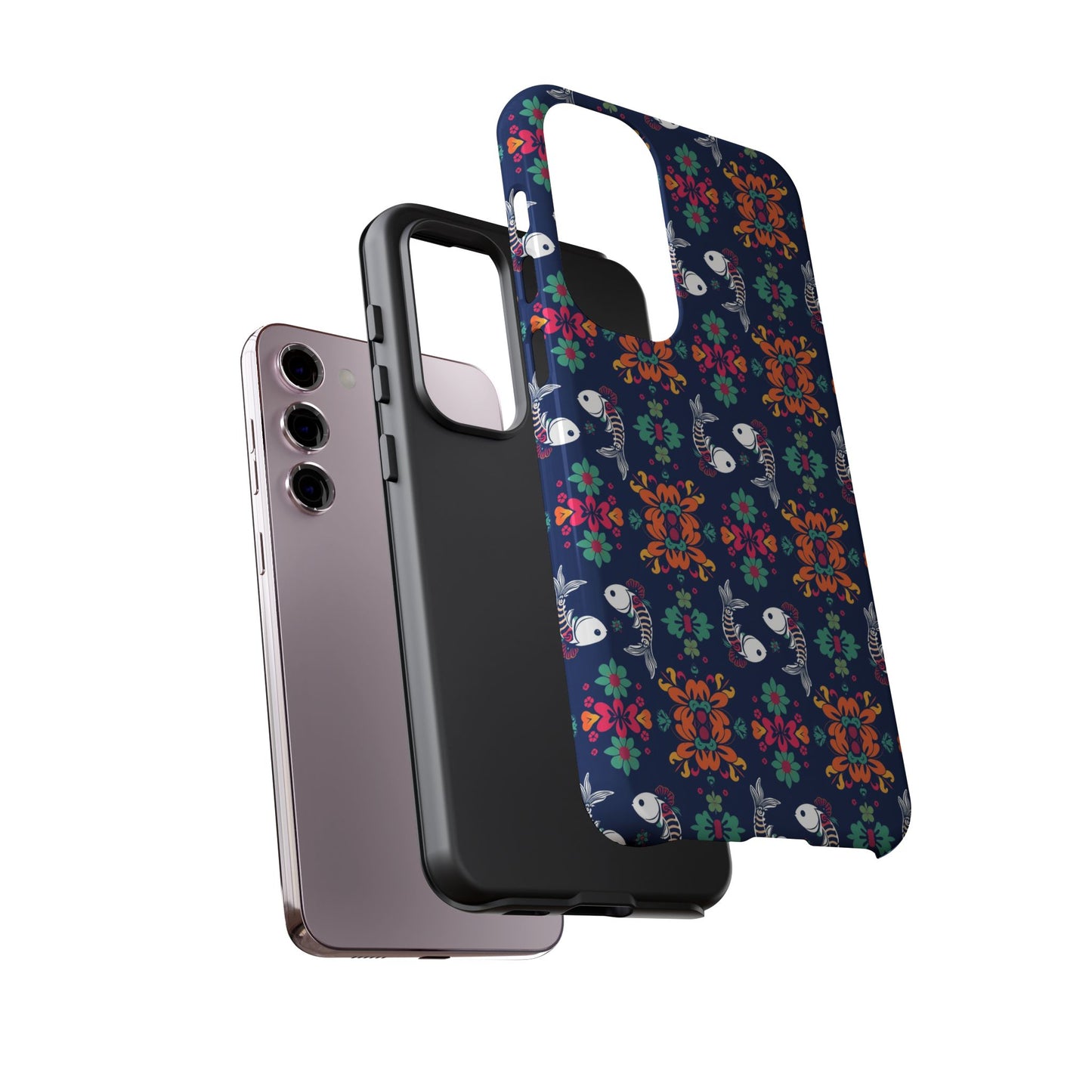 Tough Cases, Pisces, Zodiac, Flower Pattern