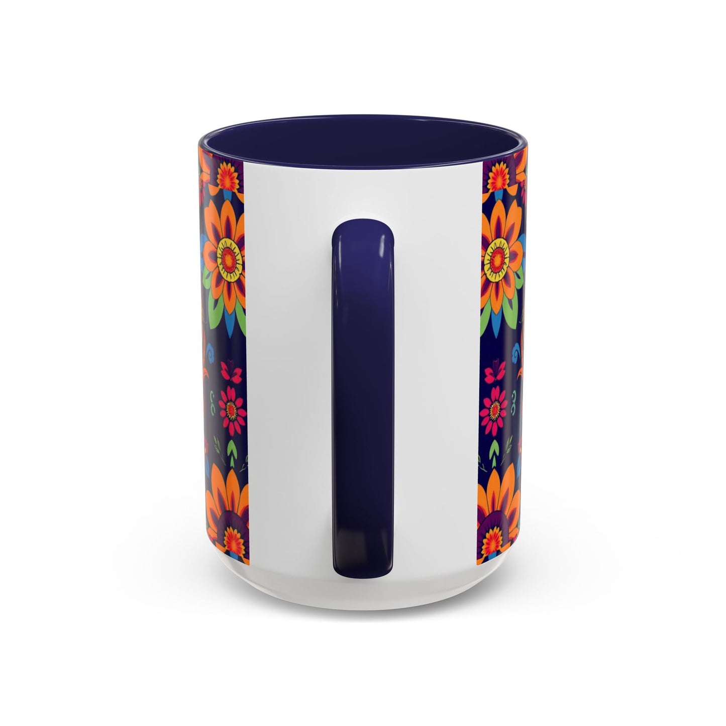 Accent Coffee Mug, Cancer, Zodiac, Flower Pattern, (11, 15oz)