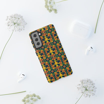 Tough Cases, Libra, Zodiac v3, Flower Pattern