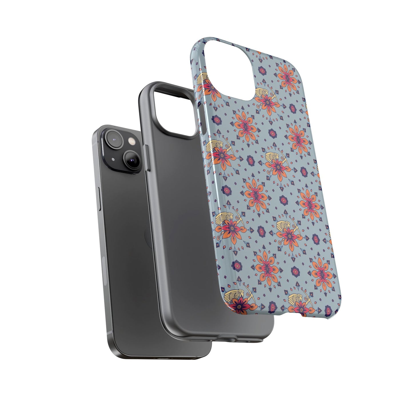 Tough Cases, Sagittarius, Zodiac v3, Flower Pattern