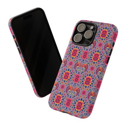Tough Cases, Pisces, Zodiac v3, Flower Pattern