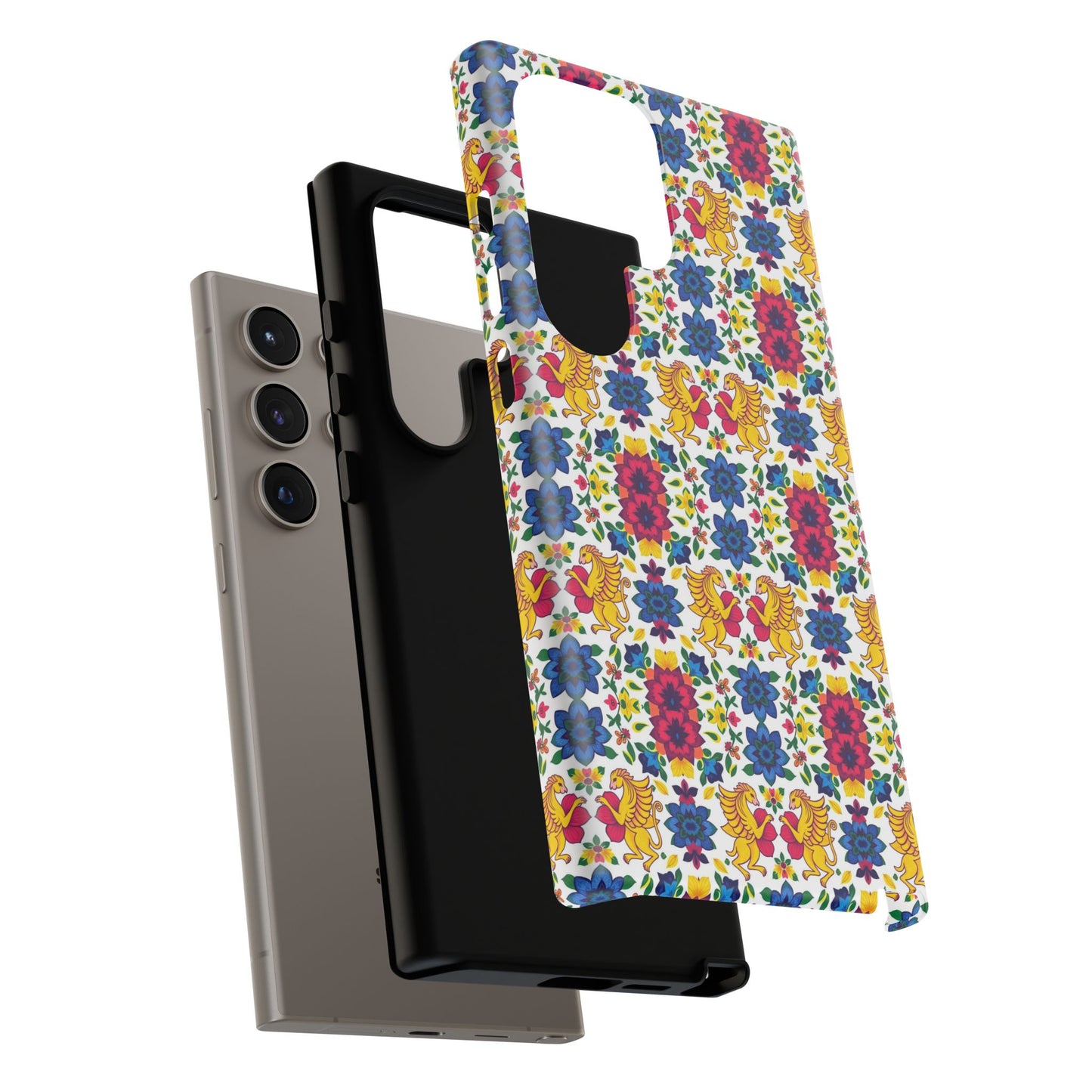 Tough Cases, Gemini, Zodiac, Flower Pattern