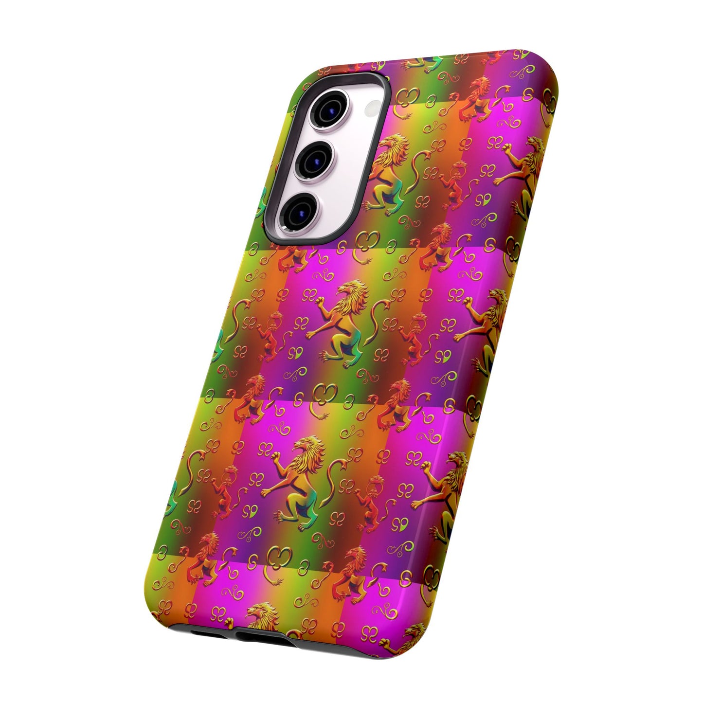Tough Cases, Leo, Zodiac v1, Metal Pattern