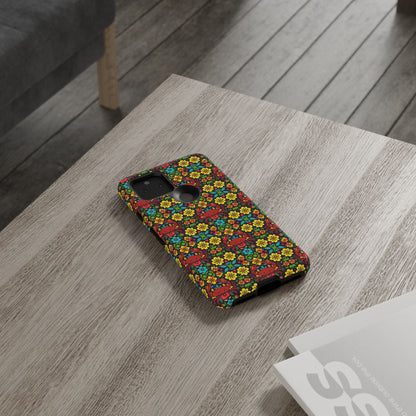 Tough Cases, Cancer, Zodiac v2, Flower Pattern