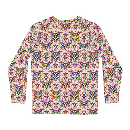 Men's Long Sleeve Shirt, (AOP), Taurus, Zodiac v1, Pattern