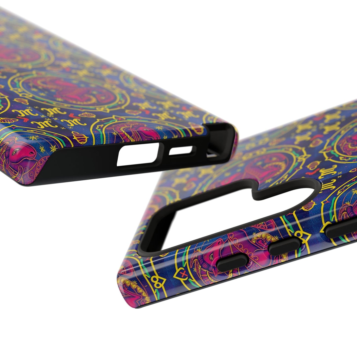 Tough Cases, Capricorn, Zodiac, Metal Pattern
