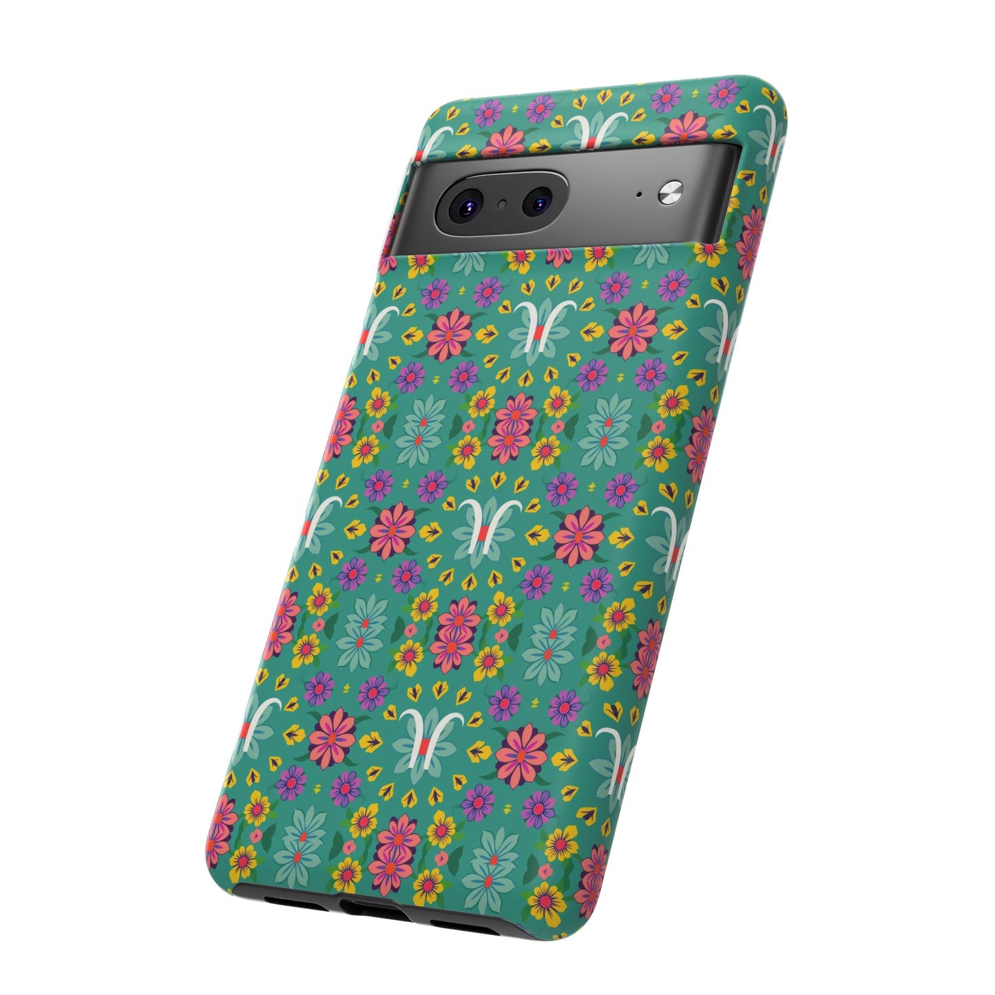 Tough Cases, Aquarius, Zodiac v4, Flower Pattern