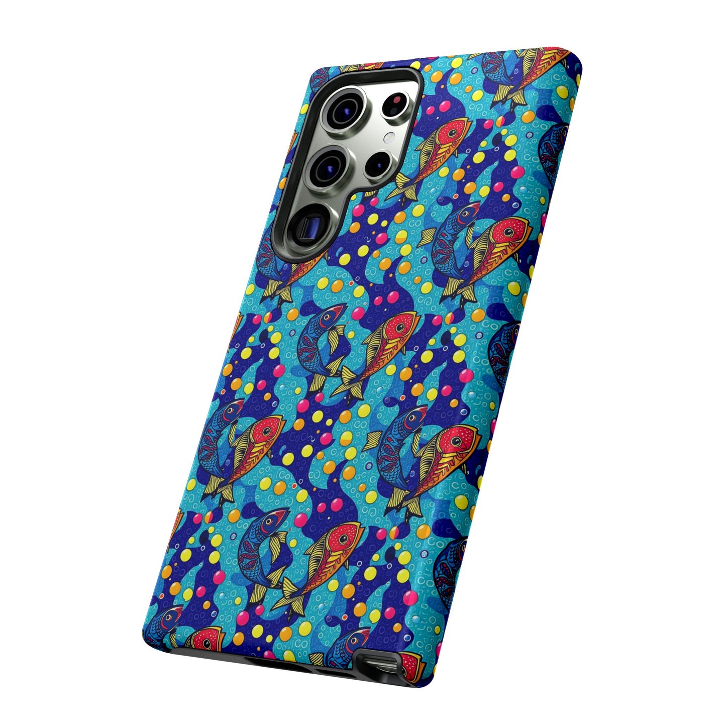 Tough Cases, Pisces, Zodiac v2, Bubble Pattern