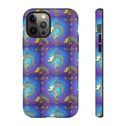 Tough Cases, Pisces, Zodiac v2, Metal Pattern