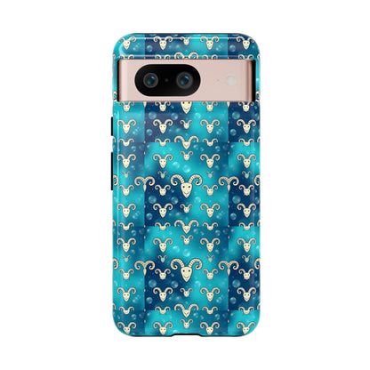 Tough Cases, Aries, Zodiac v1, Bubble Pattern