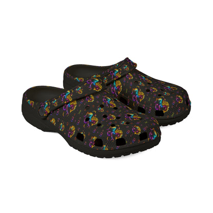 EVA Foam Rubber Shoes, (AOP), Virgo, Zodiac v3, Pattern