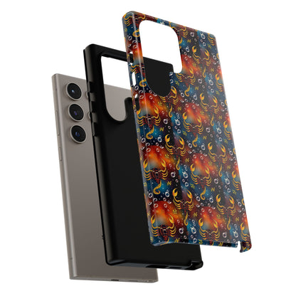 Tough Cases, Scorpio, Zodiac v2, Bubble Pattern