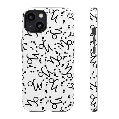 Tough Cases with the Capricorn Zodiac sign for iPhone, Samsung Galaxy, and Google Pixel devices