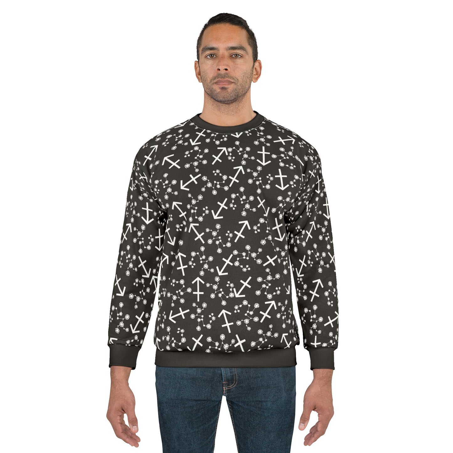 Zodiac AOP Unisex Sweatshirt Sagittarius Zodiac Sign